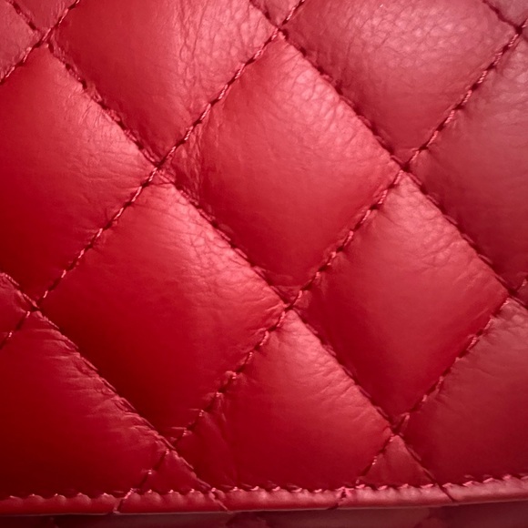 NEW Italian Leather RED Purse! NWT! - Picture 3 of 9